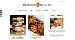 Desktop Screenshot of dessertswithbenefits.com